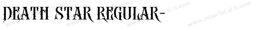 Death Star Regular字体转换